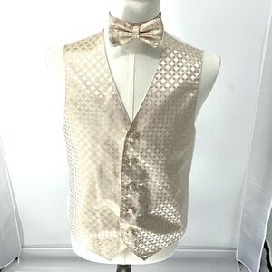 Joseph & Feiss suit vest and bow tie men’s XS